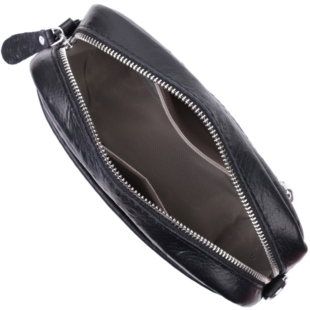 Сумка Vintage З натуральної шкіри Чорна (22659) - зображення 9