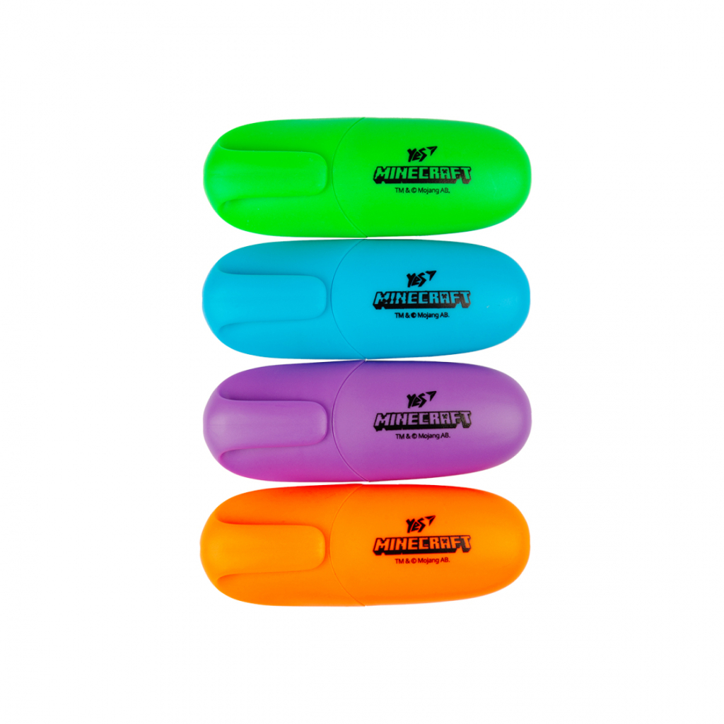 Набір маркерів Yes текстовий Minecraft 4 шт (391095) - зображення 2
