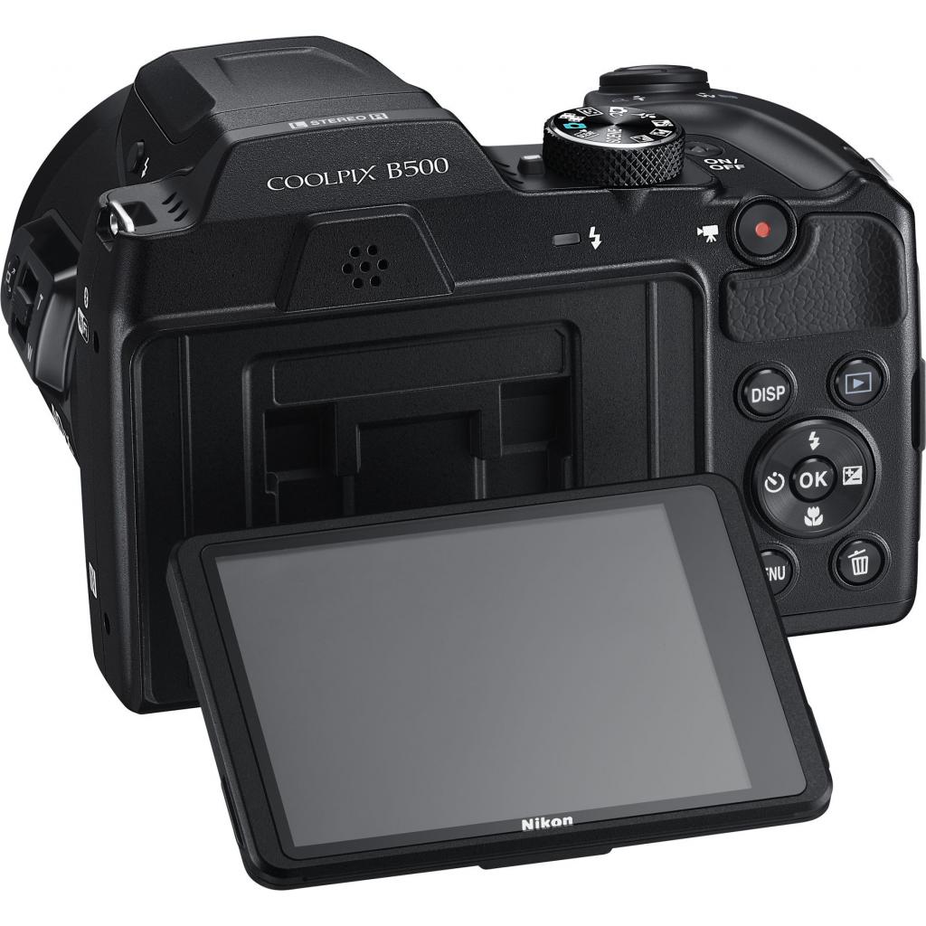 Цифровий фотоапарат Nikon Coolpix B500 Black (VNA951E1) - зображення 6