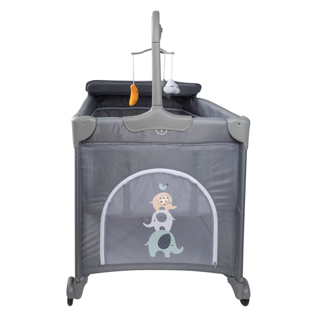 Дитячий манеж FreeON з другим ярусом Elephants (81514) - зображення 3