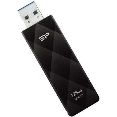 USB флеш накопичувач Silicon Power 128GB Blaze B20 Black USB 3.0 (SP128GBUF3B20V1K) - зображення 3