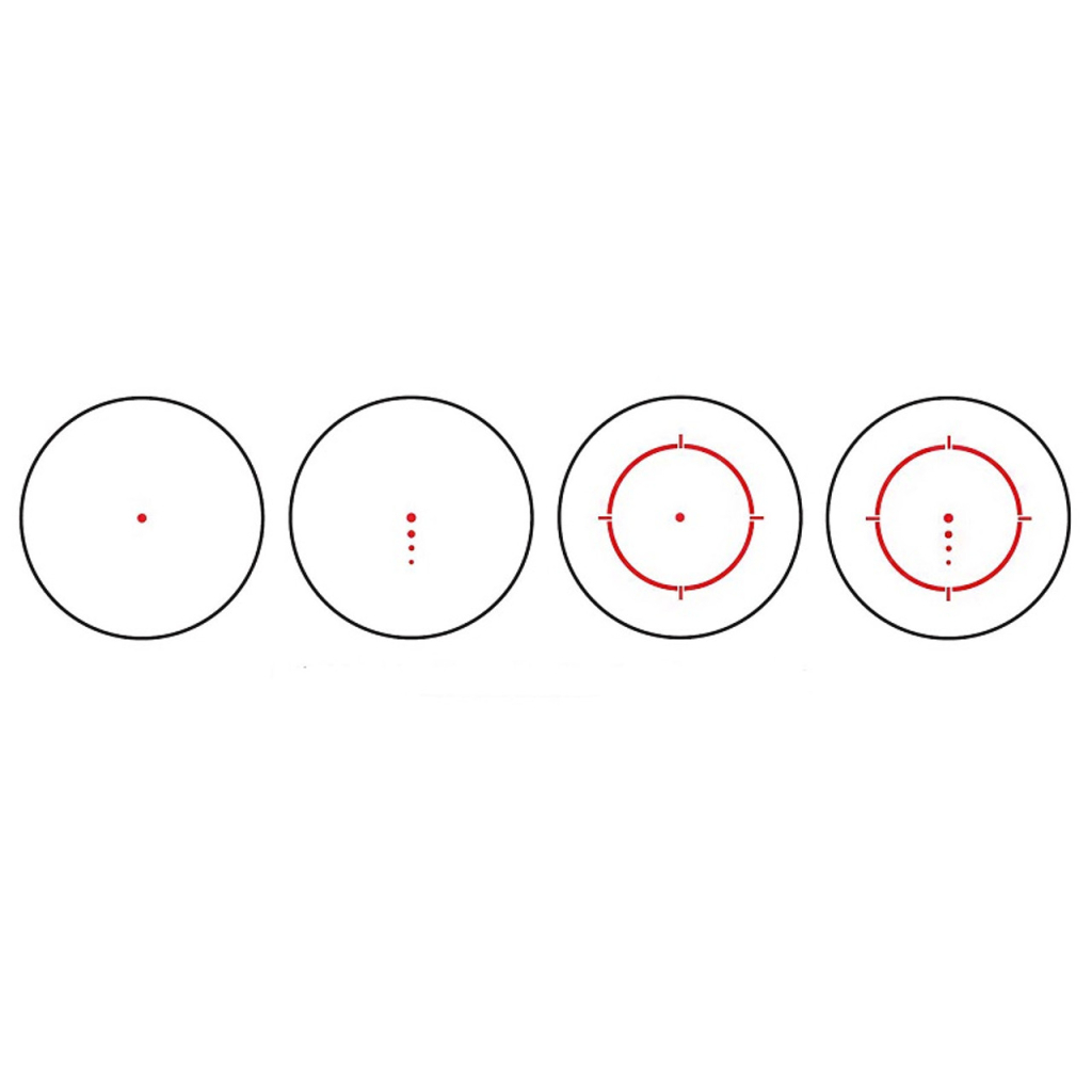 Коліматорний приціл Sig Sauer Romeo 8H Ballistic Circle DOT 0.5 MOA ADJ Black (SOR81001) - зображення 4