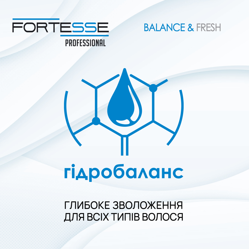 Шампунь Fortesse Professional Balance & Fresh 400 мл (4820000307383) - зображення 3
