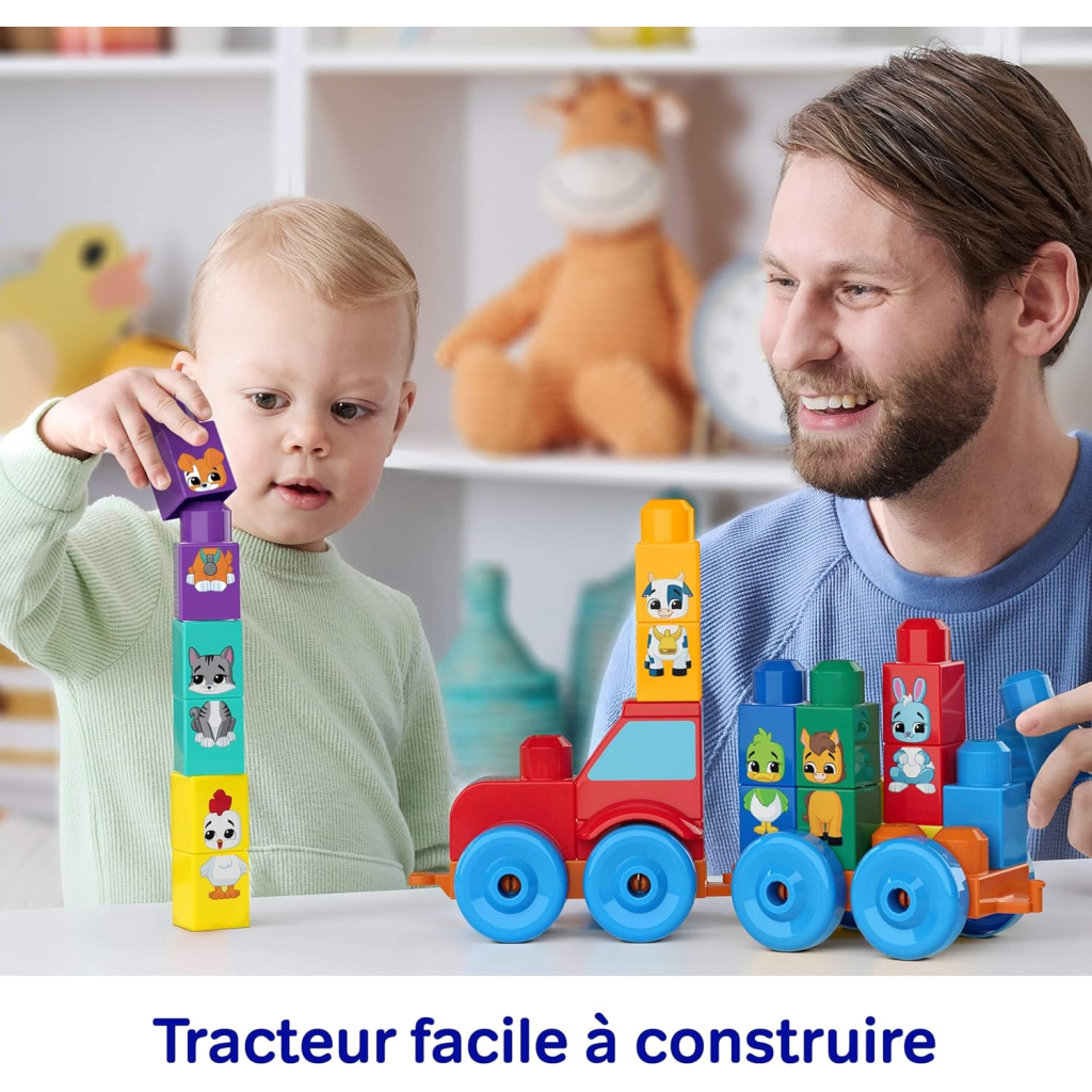 Конструктор Mega Bloks Трактор з тваринками (JKG33) - зображення 7