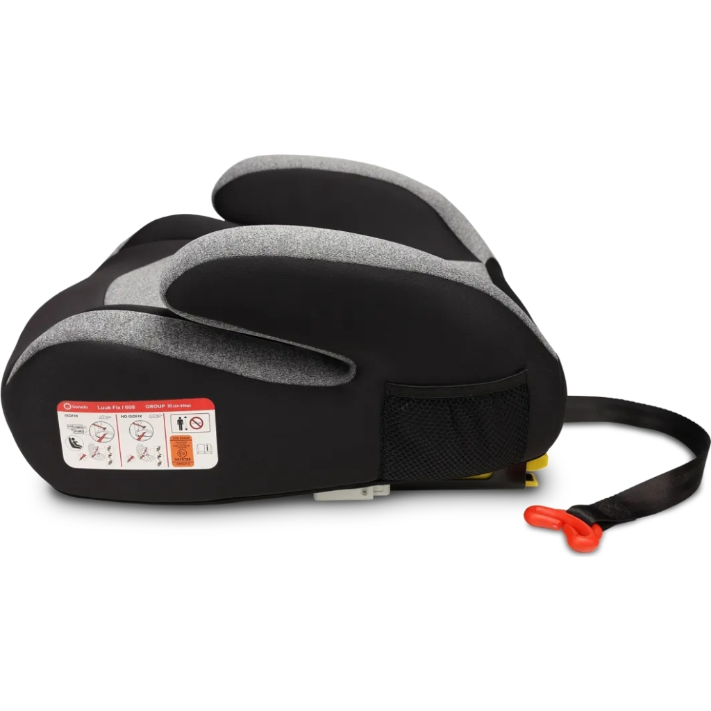 Автокрісло-бустер Lionelo Luuk FIX Grey (LO-LUUK FIX GREY) - зображення 3