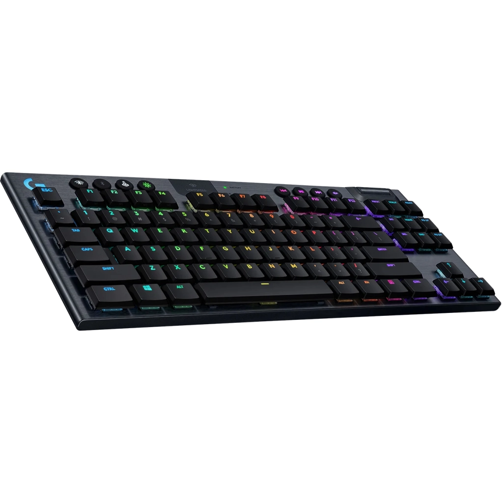 Клавіатура Logitech G915 TKL Tenkeyless Lightspeed Wireless RGB GL Clicky UA Carbon (920-009537) - зображення 2
