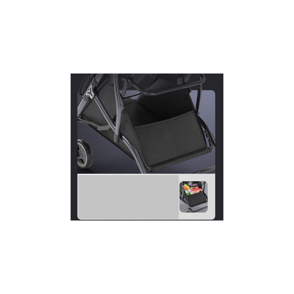 Коляска BETSOCCI V6-1 Black/Black (920703) - зображення 9