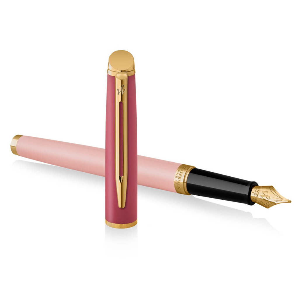 Ручка пір'яна Waterman HEMISPHERE Colour Blocking Pink GT  FP F (12 581) - изображение 3