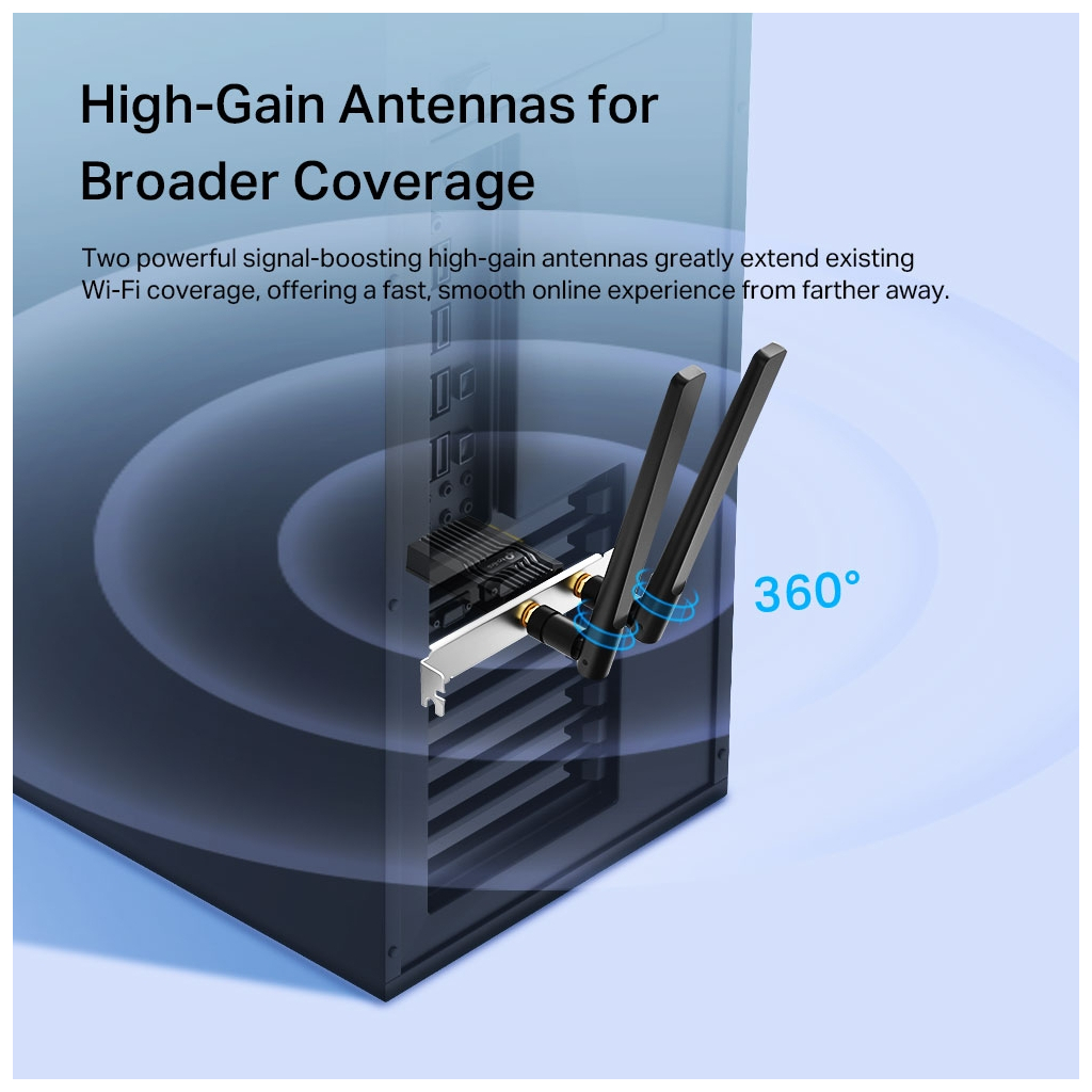 Мережева карта Wi-Fi TP-Link ARCHER-TX55E - зображення 4
