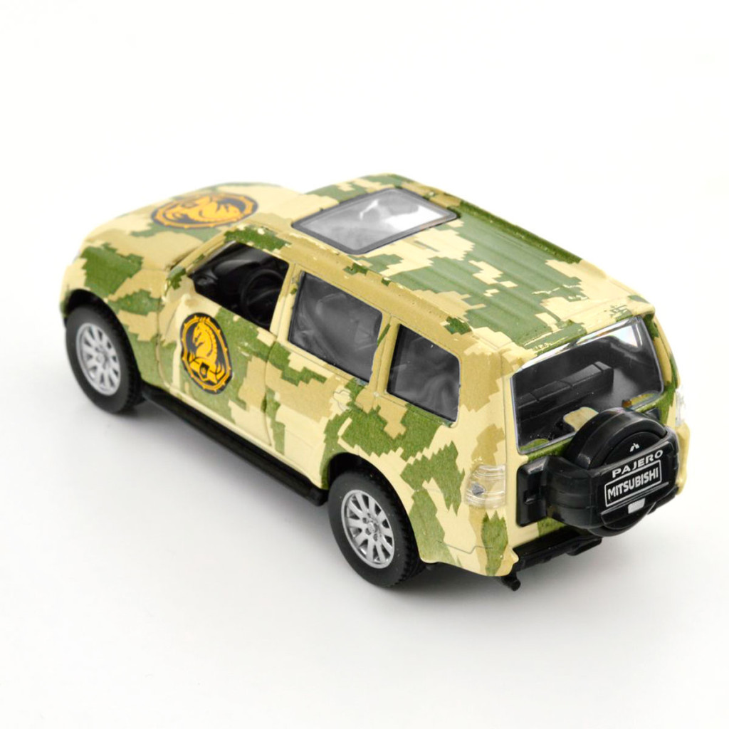 Машина TechnoDrive Автомодель серії Шеврони Героїв - Mitsubishi Pajero 4WD Tubro - 47 ОМБр (250361M) - зображення 10