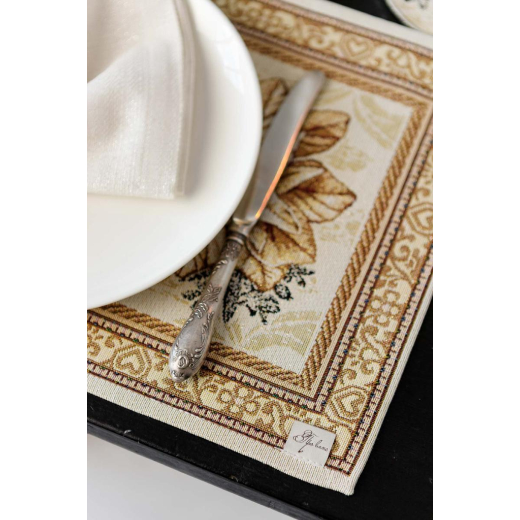 Серветка на стіл Прованс гобеленова Золоте свято 30х50 см (036311) - зображення 7