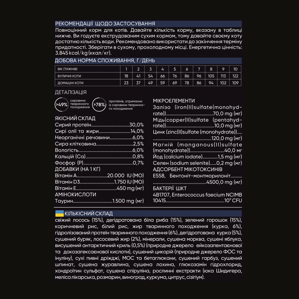 Сухий корм для кішок Savory Adult Cat Gourmand Fresh Salmon and White Fish 2 кг (4820232630020) - зображення 4