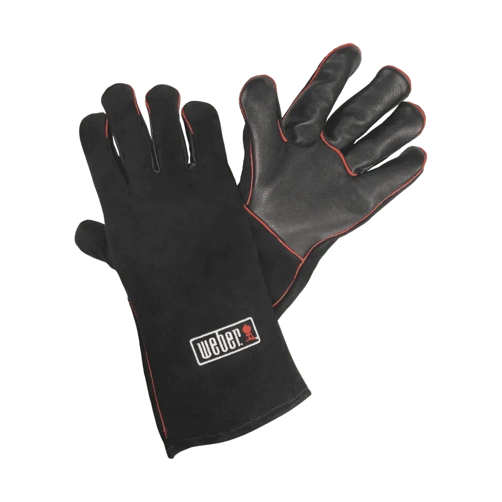 Аксесуар для барбекю Weber шкіряні рукавиці для грилінгу (17896) - изображение 1