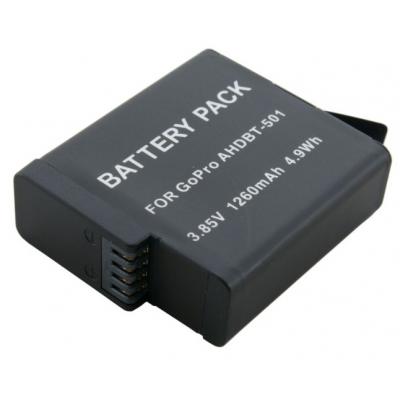 Акумулятор до фото/відео Extradigital GoPro HERO 5, 1260 mAh (BDG2693) - зображення 4