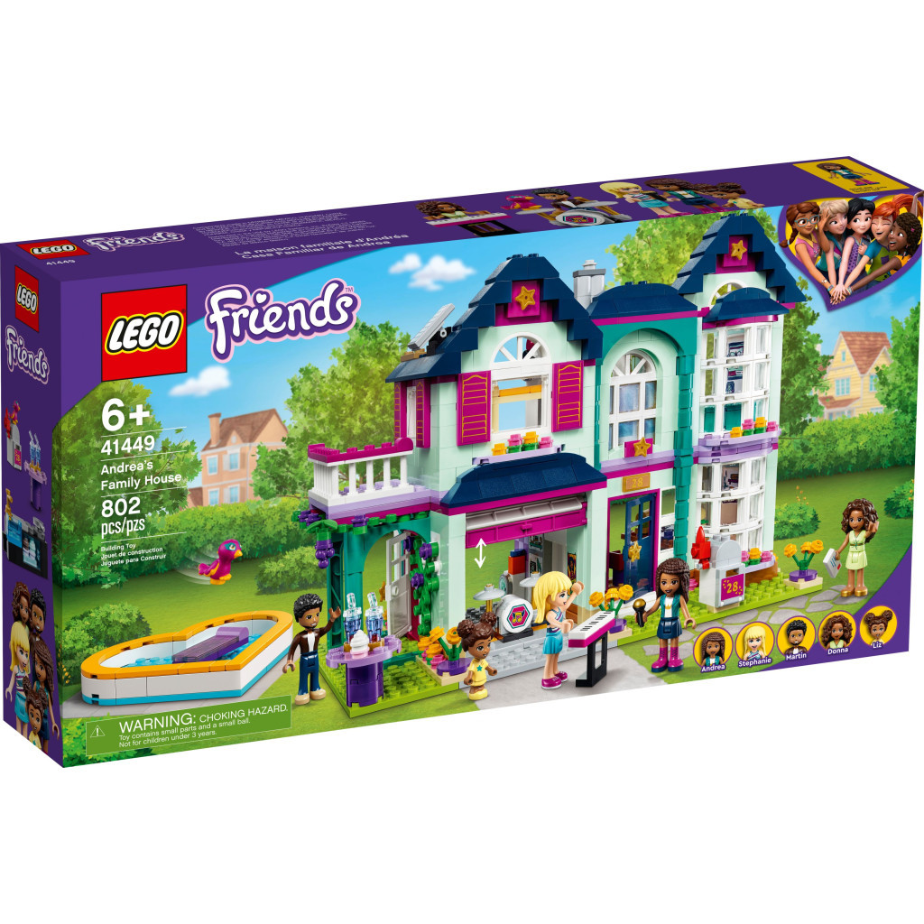 Конструктор LEGO Friends Родинний дім Андреа 802 деталі (41449) - зображення 1
