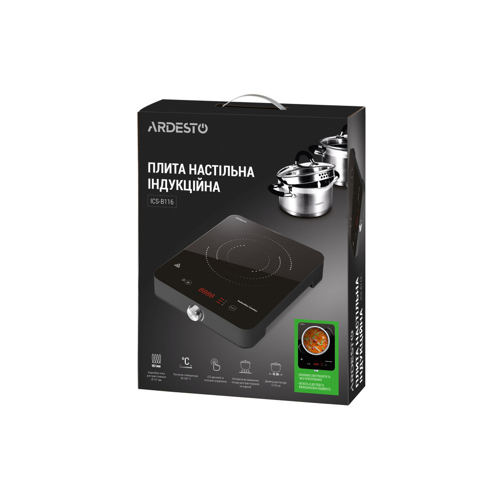 Настільна плита Ardesto ICS-B116 - изображение 8