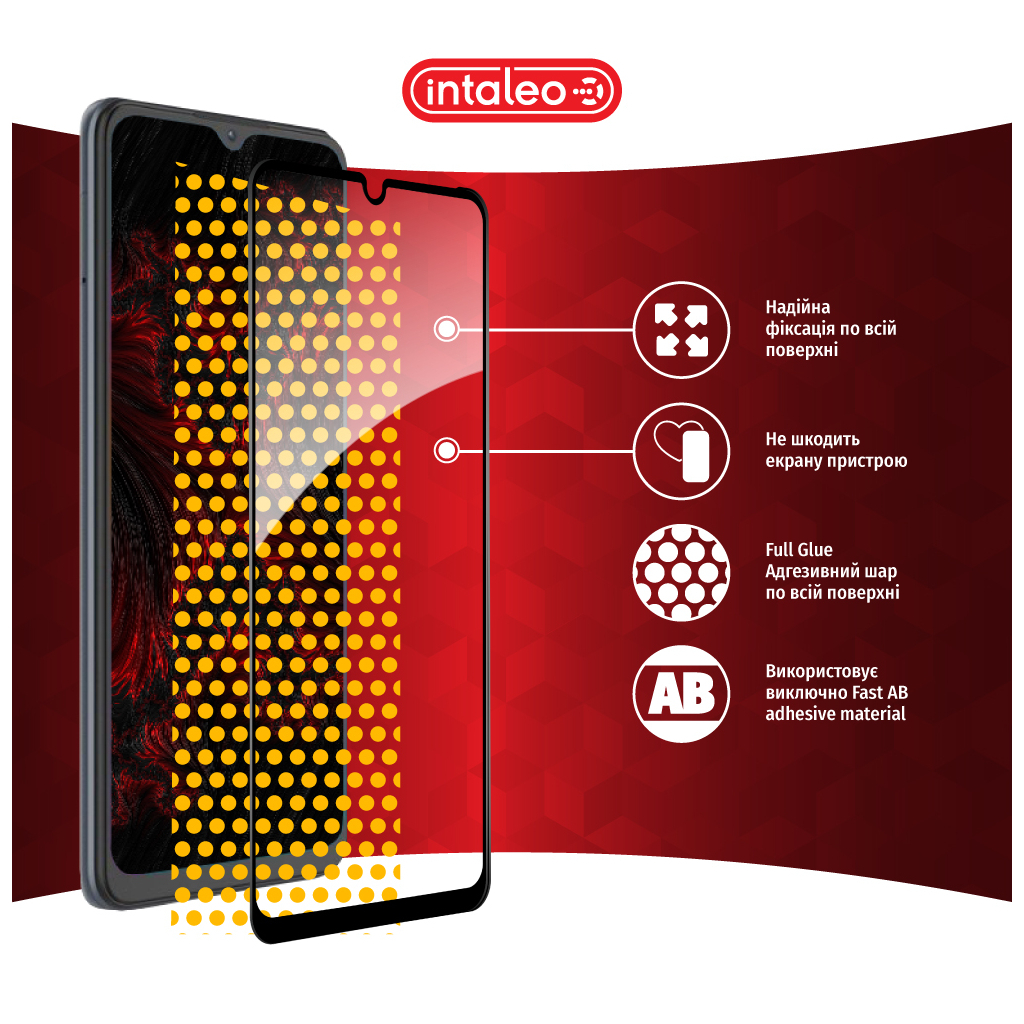 Скло захисне Intaleo Full Glue ZTE Blade A52 Black (1283126545511) - зображення 7