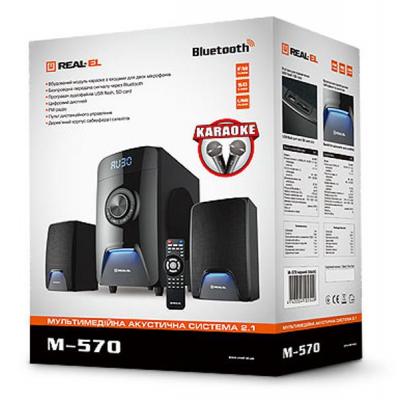 Акустична система REAL-EL M-570 black - зображення 8