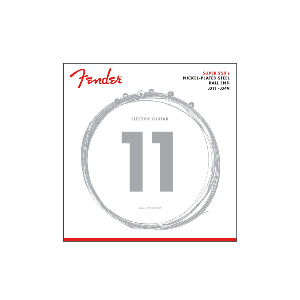 Струни для гітари Fender Super 250 Nickel-Plated Steel (11-49) (301342) - зображення 1