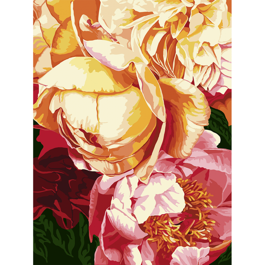 Картина по номерам Santi Аромат півонії 40*50 см (954521) - зображення 1