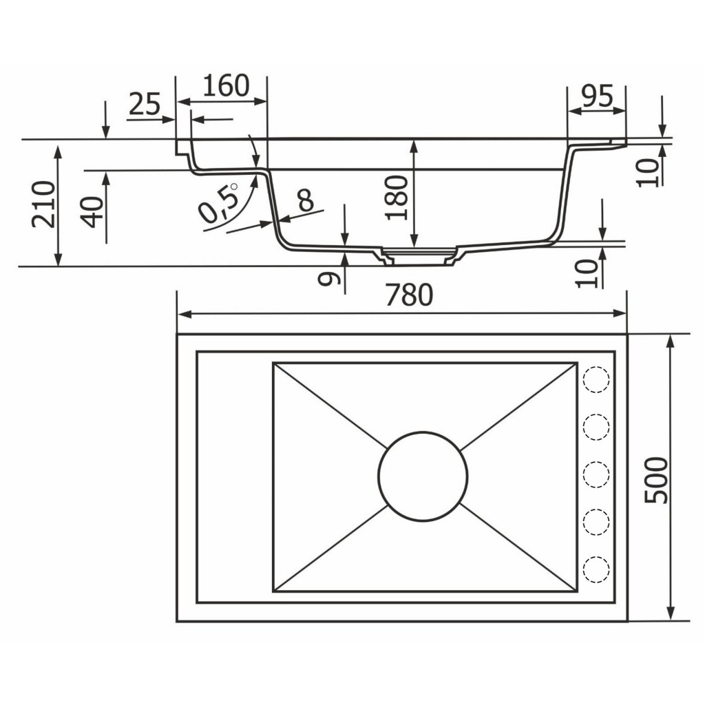 Мийка кухонна GRANADO Estella grafito (gr3309) - зображення 7