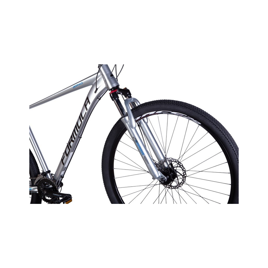 Велосипед Formula 29" ZEPHYR 3.0 DD рама-21" AL 2025 срiблястий (OPS-FR-29-361) - зображення 4