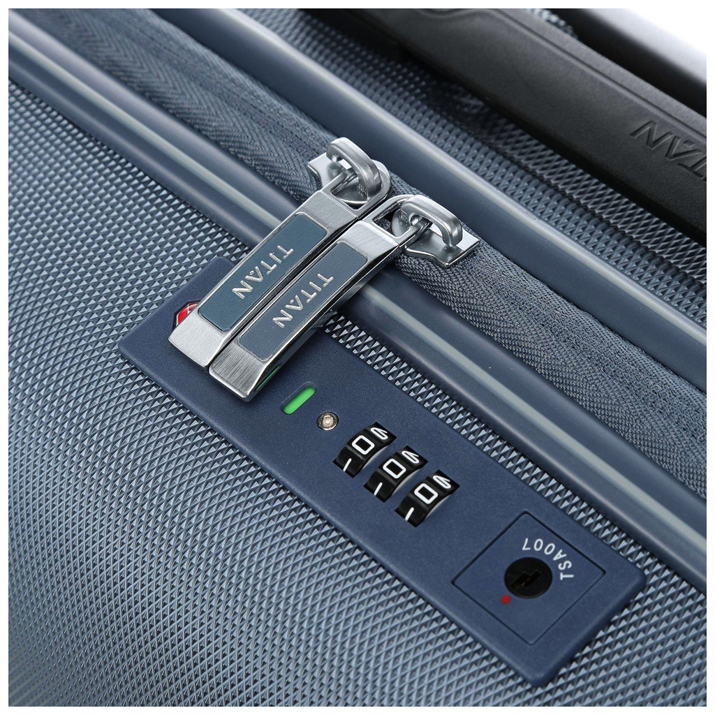 Валіза Titan Xenon 19 Bluestone S USB (Ti849406-25) - зображення 7