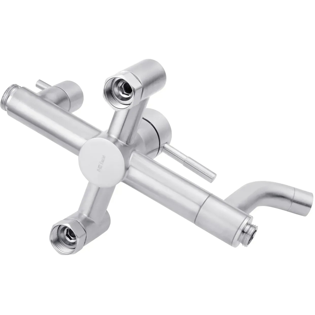 Душовий гарнітур Kroner Edelstahl Klassisch-ESG063 + змішувач Edelstahl Klassisch-ESG010 (CVS30204) - picture 8