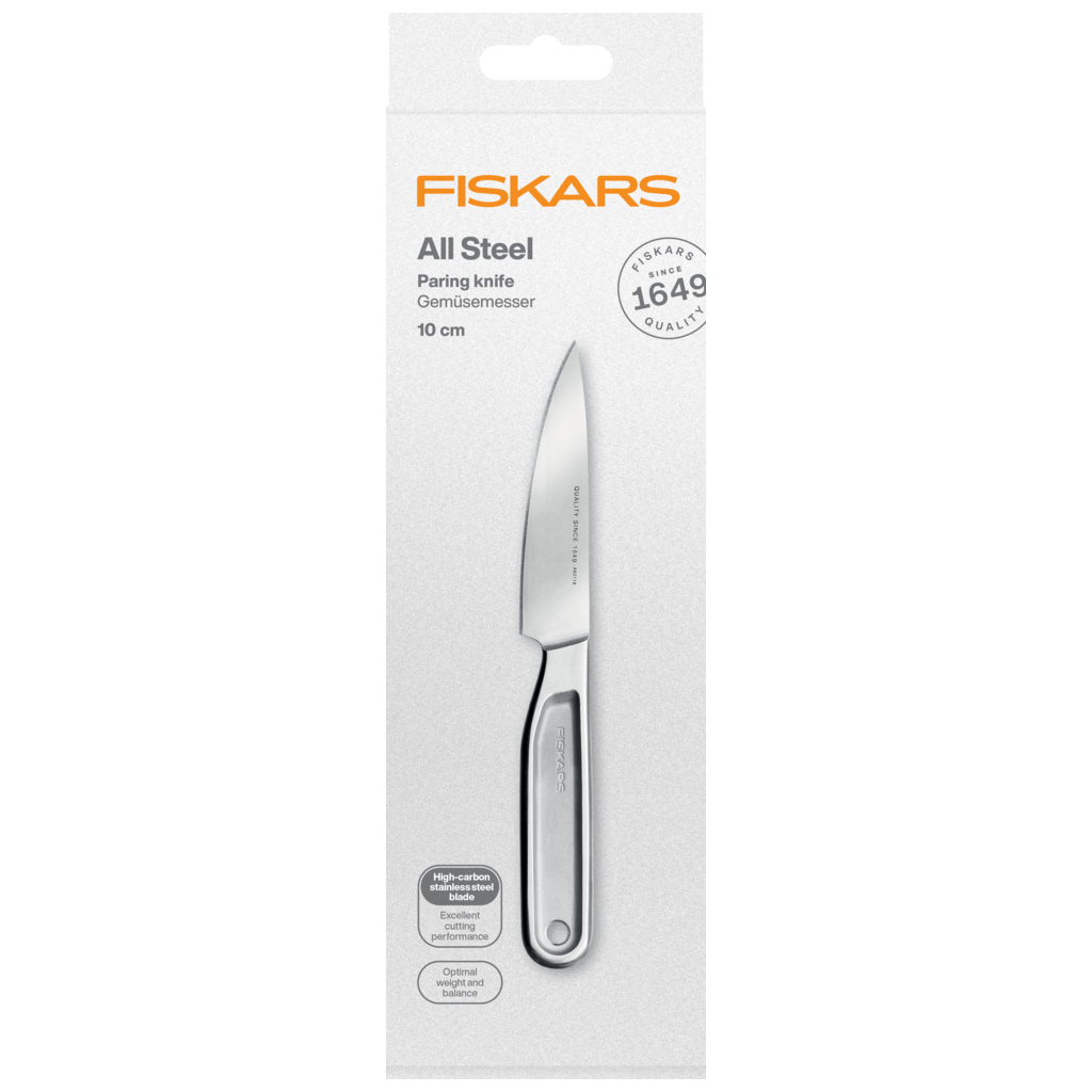 Кухонний ніж Fiskars All Steel для коренеплодів 10 см (1062887) - зображення 3