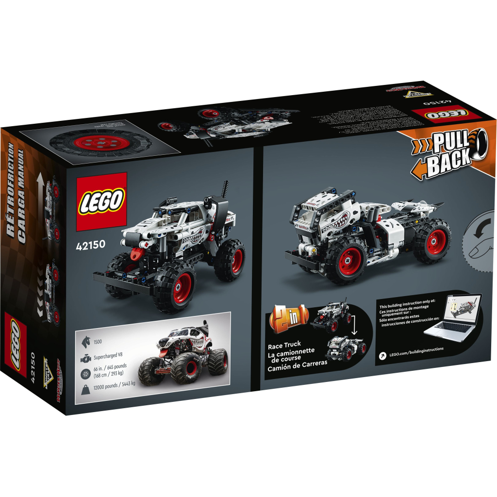 Конструктор LEGO Technic Monster Jam Monster Mutt Dalmatian 244 деталі (42150) - зображення 7