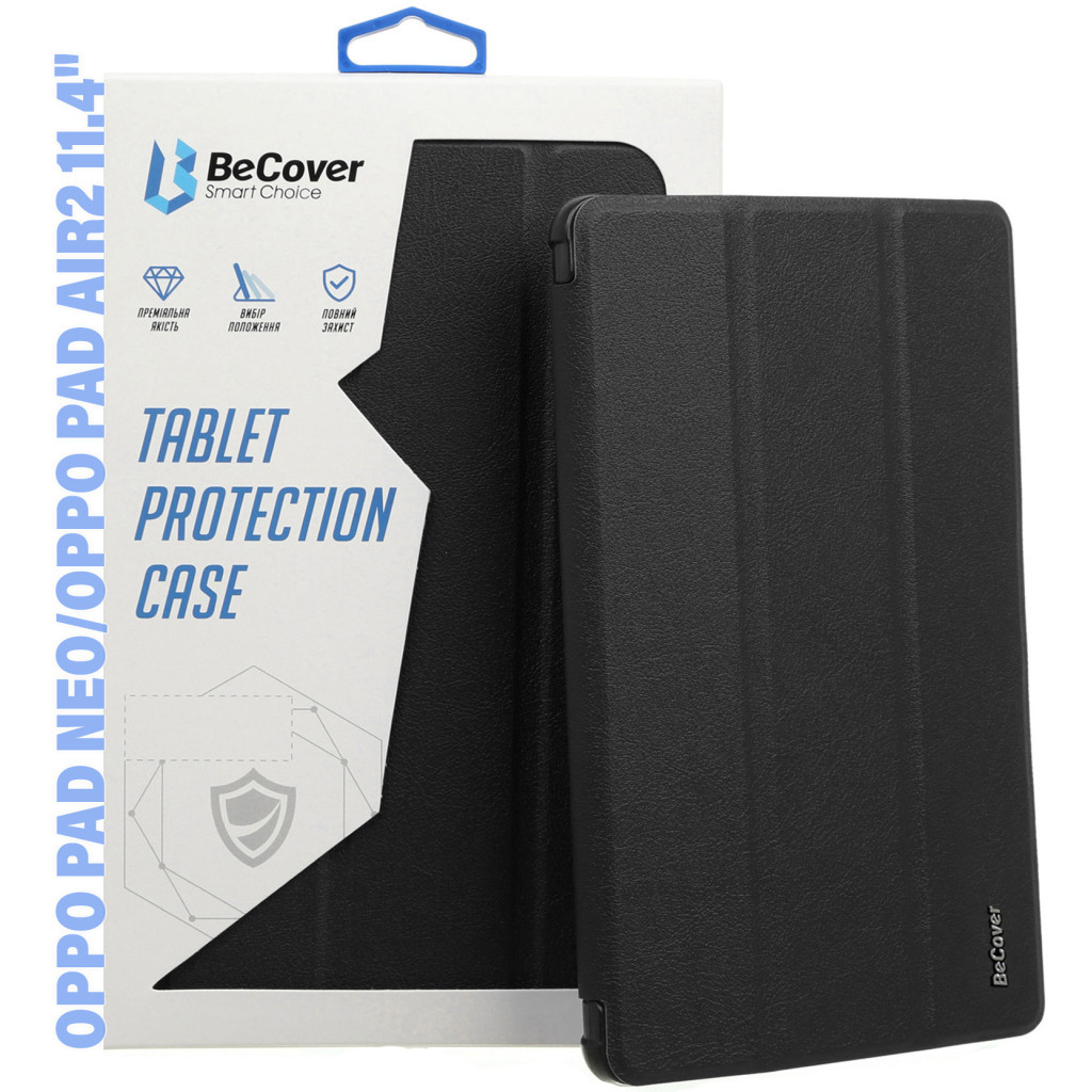 Чохол до планшета BeCover Smart Case Oppo Pad Neo (OPD2302)/ Oppo Pad Air2 11.4" Black (710741) - зображення 1