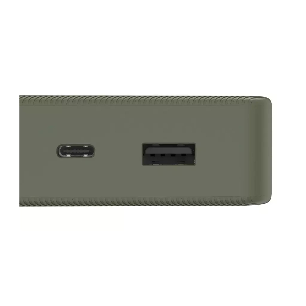 Батарея універсальна Hama 20000mAh, 15W/5V/3A, USB-C, USB-A, green (00201716) - зображення 5