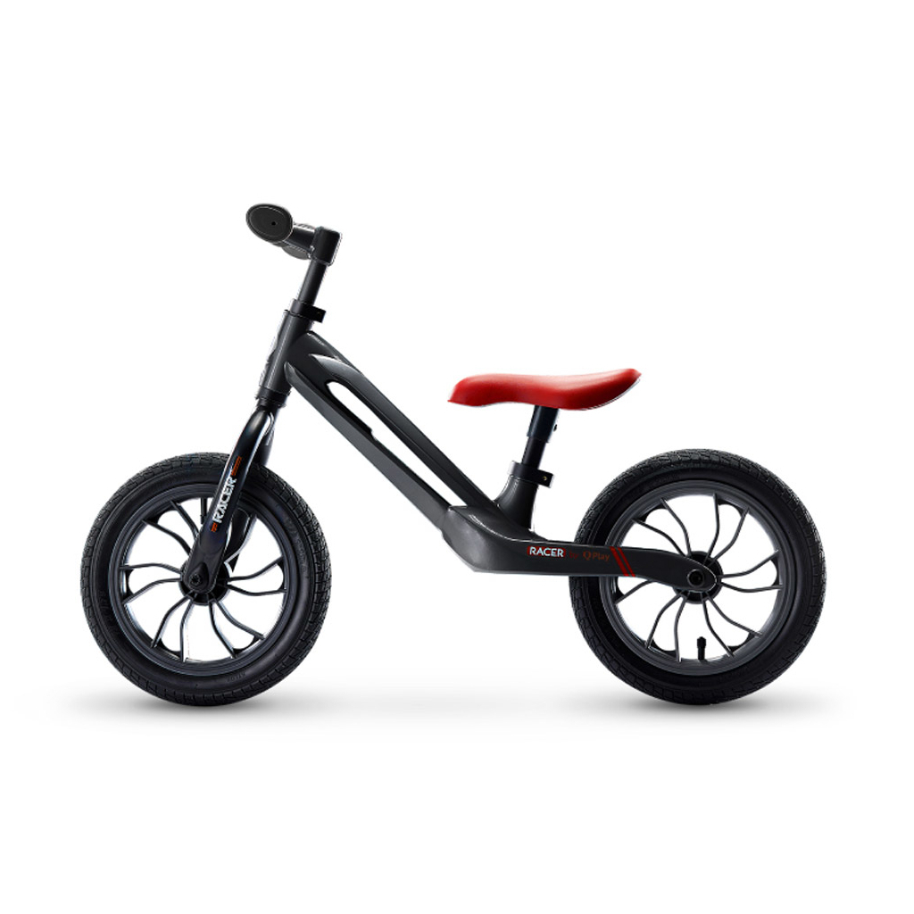 Біговел QPlay Racer с надувными колесами Black Red (B-300BlackRed) - зображення 1