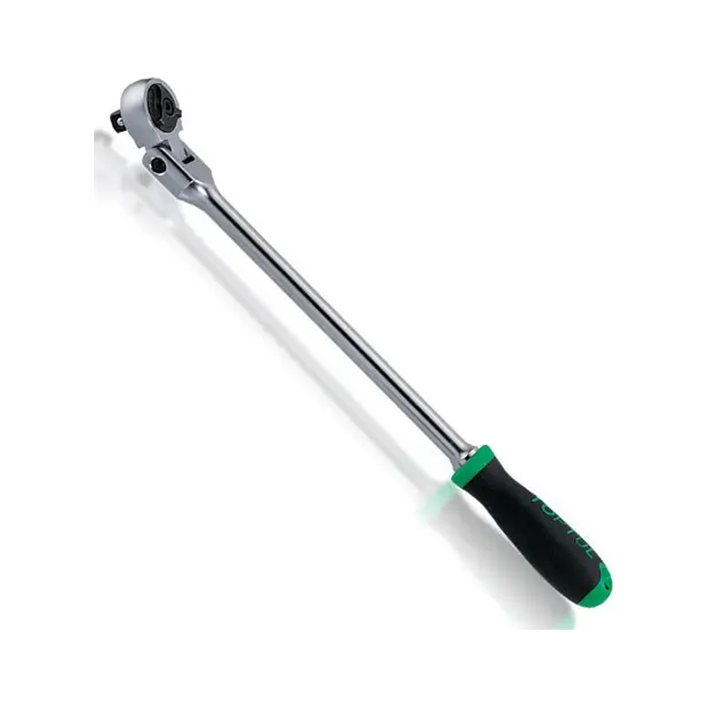 Тріскачка Toptul 1/2" 72 зуби з шарніром супердовга (CJKN1643) - зображення 1