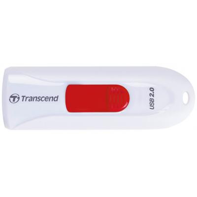 USB флеш накопичувач Transcend 64Gb JetFlash 590 White USB 2.0 (TS64GJF590W) - зображення 1
