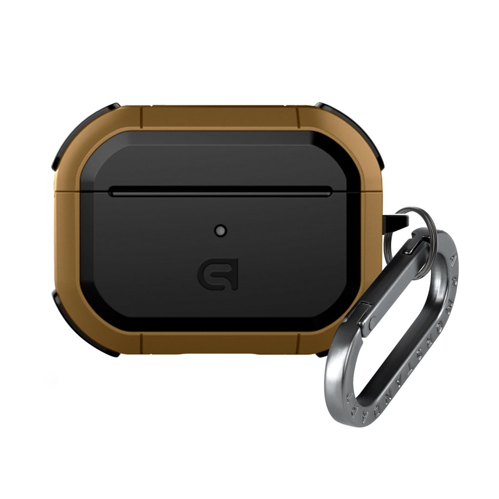 Чохол для навушників Armorstandart Panzer для Apple Airpods Pro 2 Brown (ARM82751) - зображення 1