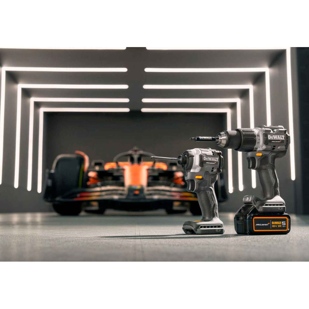 Набір електроіструментів DeWALT McLaren F1, 18V XR Li-lon, 2 шт. кейс, 2 АКБ, ЗП (DCK200MP2T) - picture 12