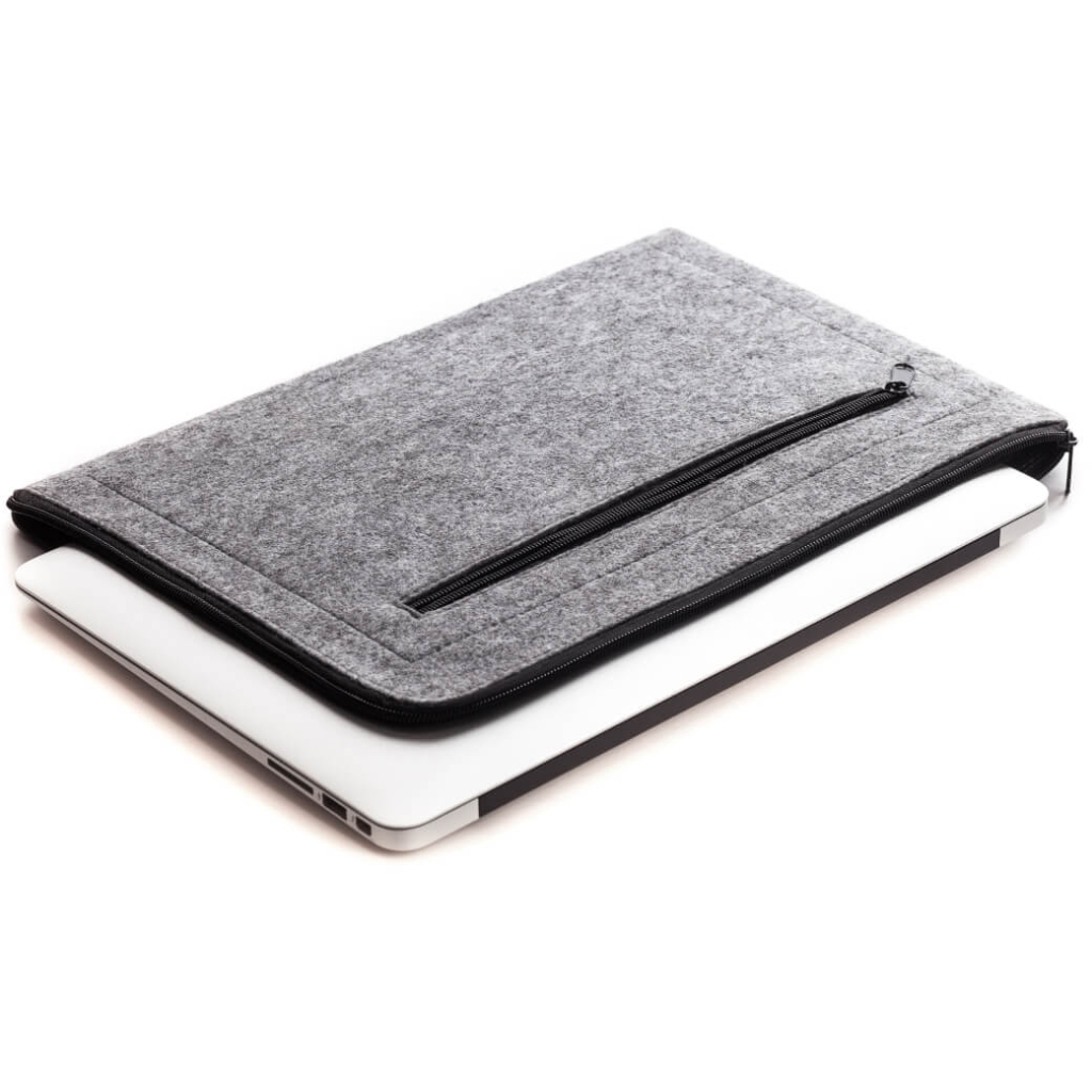 Чохол до ноутбука Gmakin 14" Macbook Pro, zipper, LightGray (GM67-14) - зображення 5