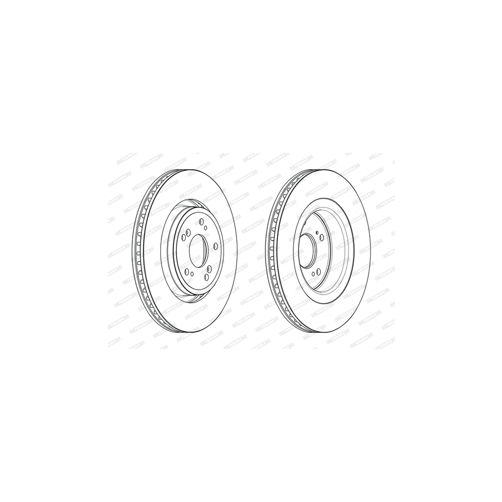 Гальмівний диск FERODO DDF2657C - зображення 1