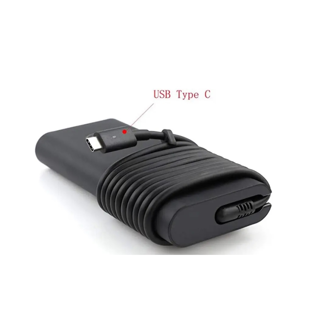 Блок живлення до ноутбуку Dell 130W 20V/6.5A, 15V/3A, 9V/3A, 5V/3A, TYPE-C, oval-корпус (A40348) - зображення 2
