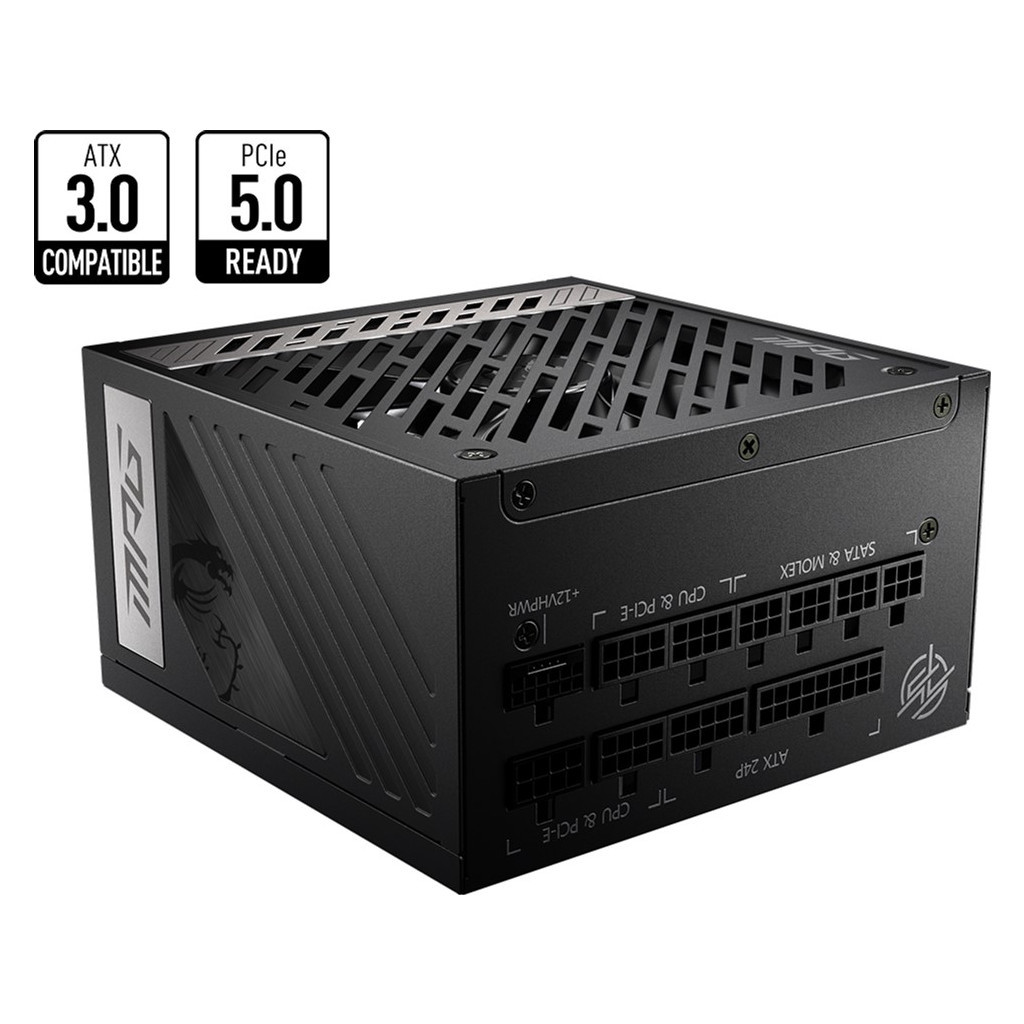 Блок живлення MSI 1000W (MPG A1000G PCIE5) - зображення 1