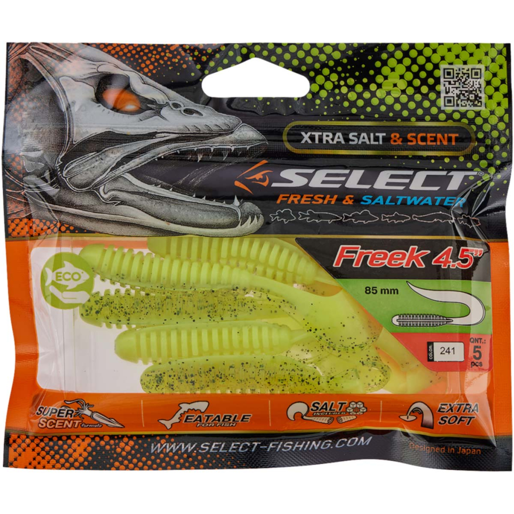 Силікон рибальський Select Freek 4.5" 241 (5 шт/уп) (1870.72.39) - зображення 2