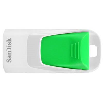 USB флеш накопичувач SanDisk 16Gb Cruzer Edge White-Green (SDCZ51W-016G-B35G) - зображення 1