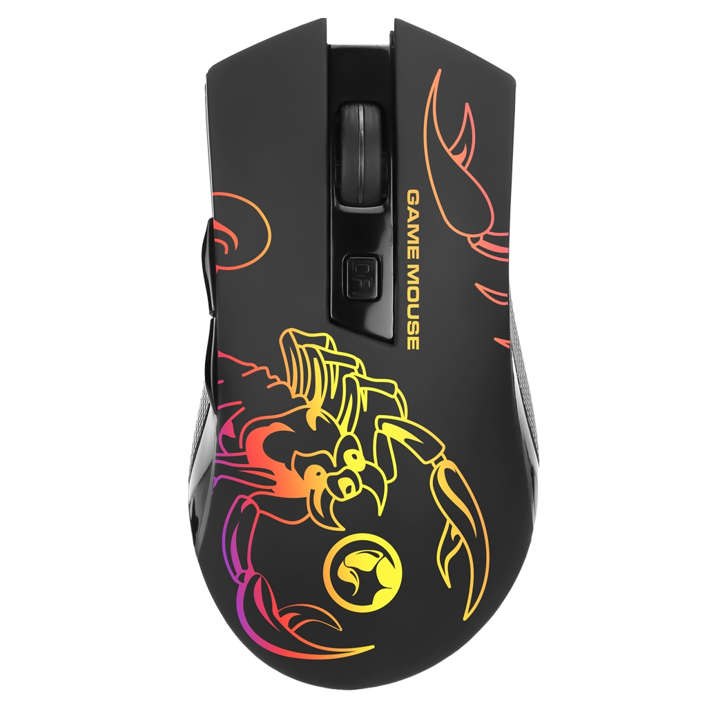 Мишка Marvo M209 LED USB Black (M209) - зображення 3