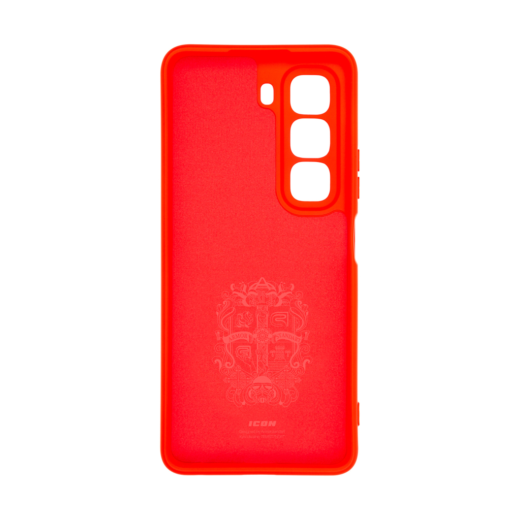 Чохол до мобільного телефона Armorstandart ICON Infinix Hot 50 4G Camera cover Red (ARM80978) - зображення 2