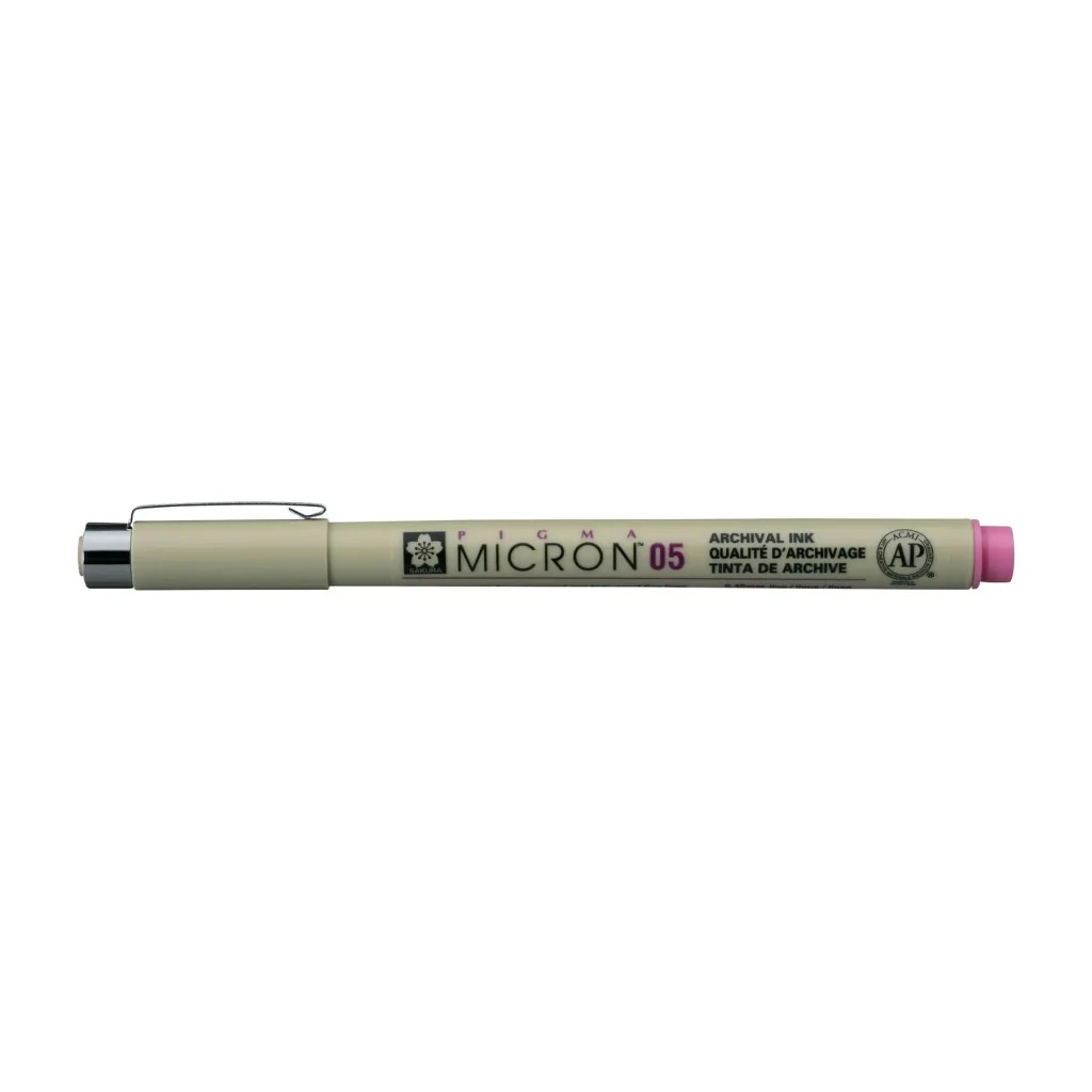 Лайнер Sakura Pigma Micron (0.5) 0,45 мм Рожевий (084511357792) - зображення 1