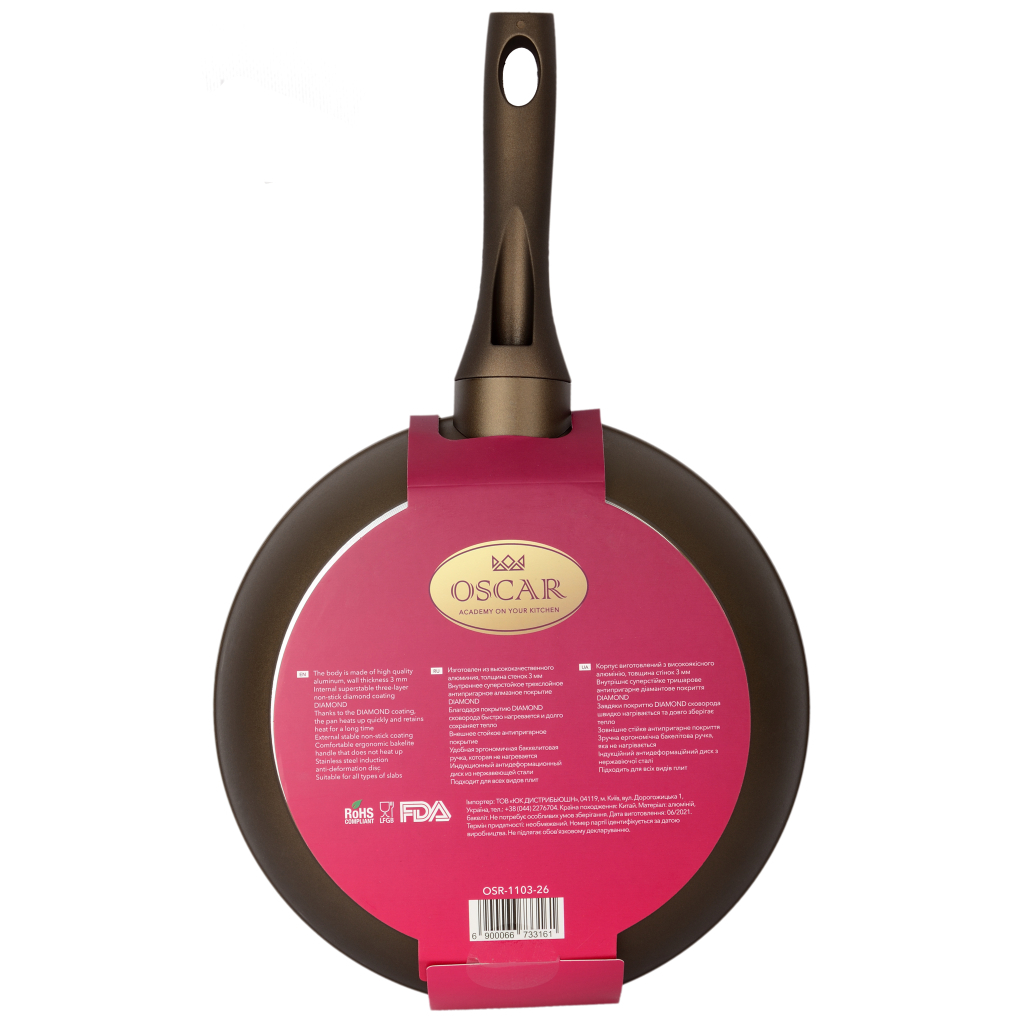 Сковорода Oscar Grand 26 см (OSR-1103-26) - зображення 4