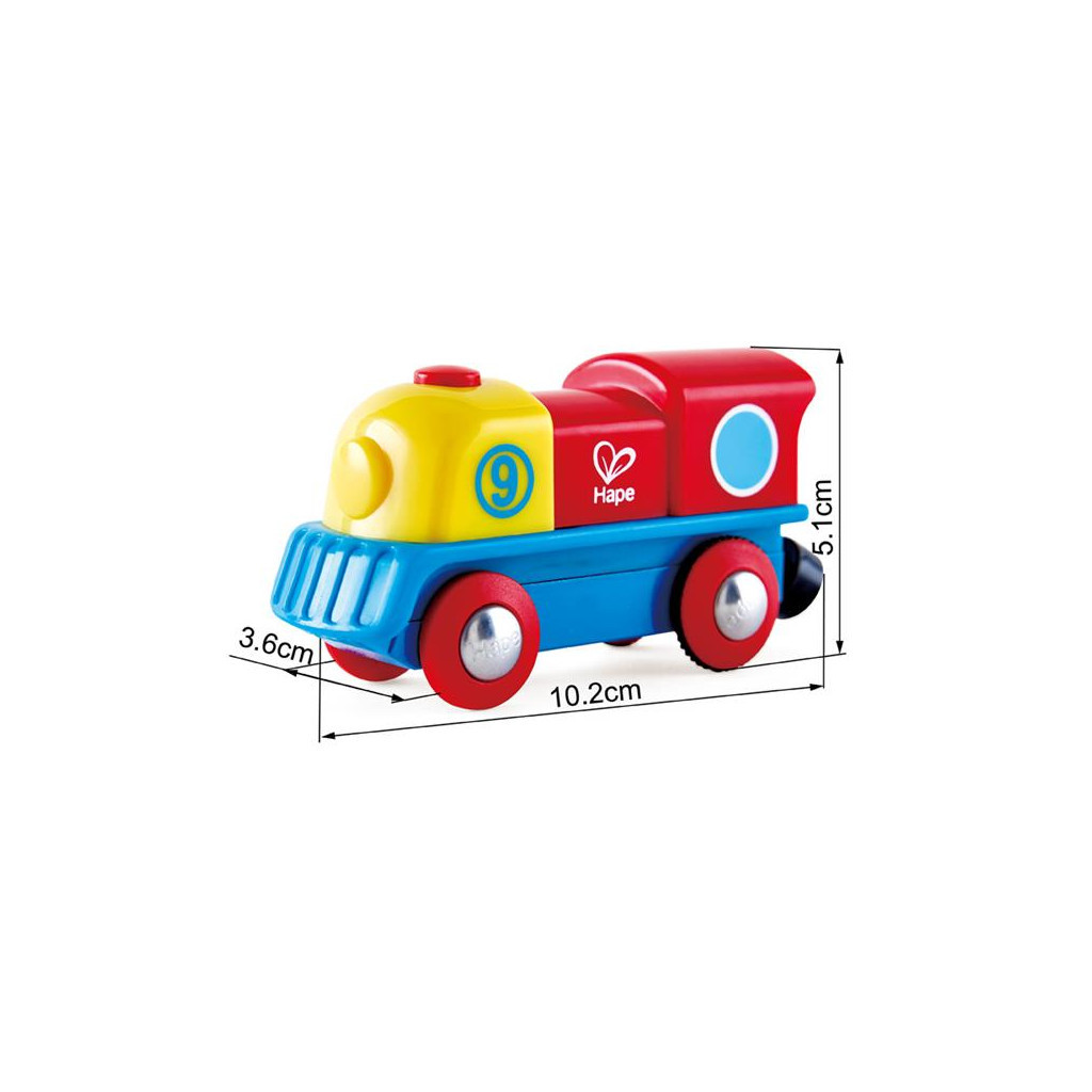 Залізниця Hape Паровозик для залізниці (E3820) - зображення 5