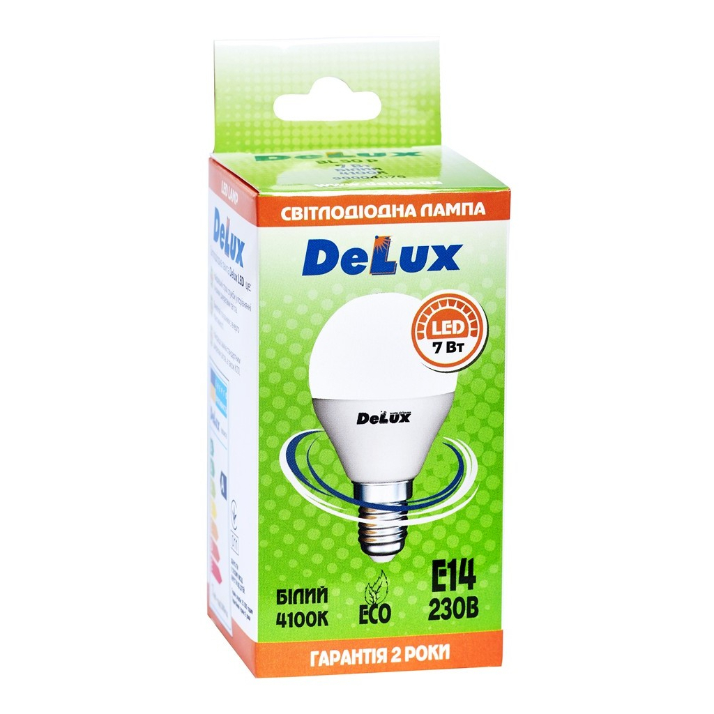 Лампочка Delux BL50P 7Вт 4100K 220В E14 (90020560 90011758) - зображення 2
