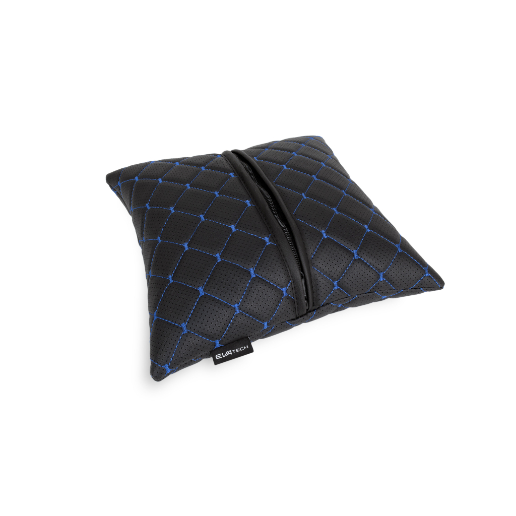 Подушка EVAtech ECO 30x30 см чорна з синьою ниткою (SPSCSBL) - зображення 5